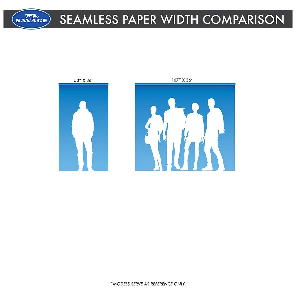 Savage 107" Light Gray Seamless Background Paper