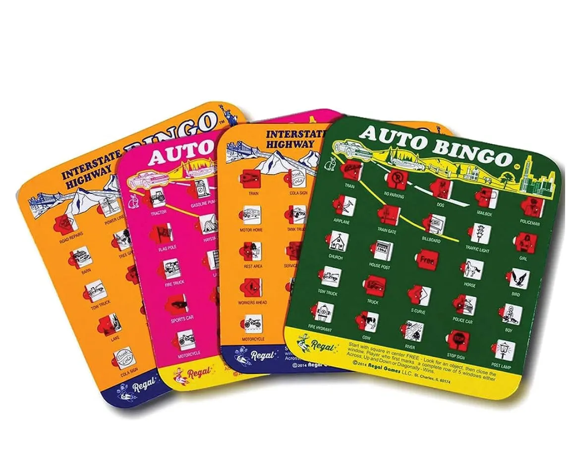 Schylling Travel Bingo Cards