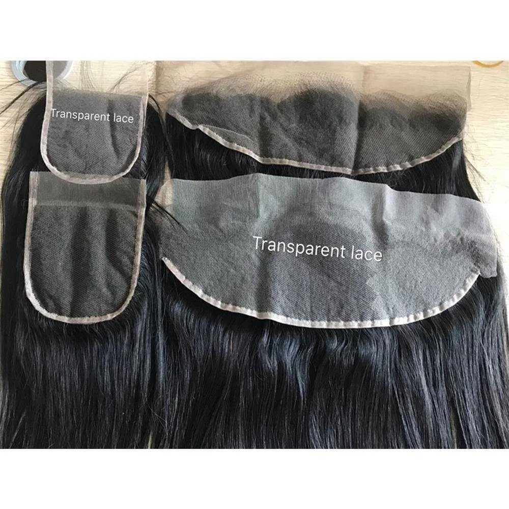 Sdamey Brazilian Body Wave Transparent 4x4/5x5 Lace Closure