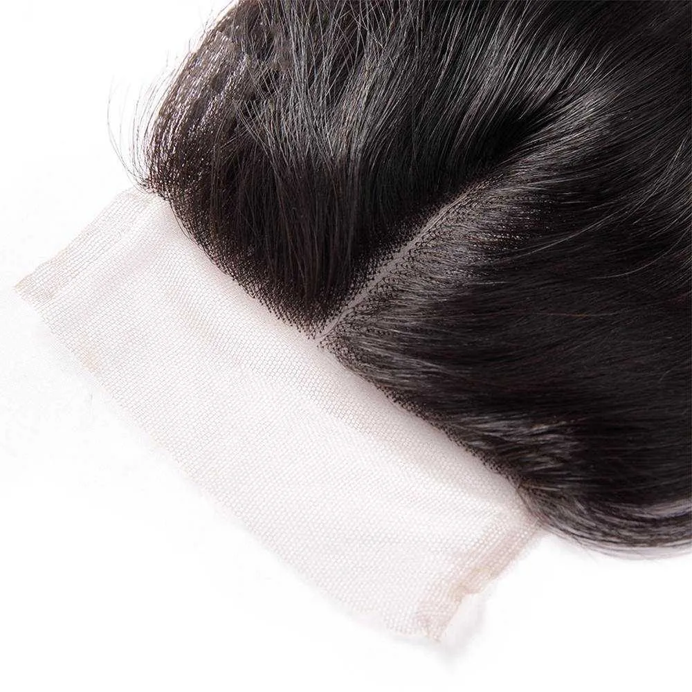 Sdamey Brazilian Body Wave Transparent 4x4/5x5 Lace Closure