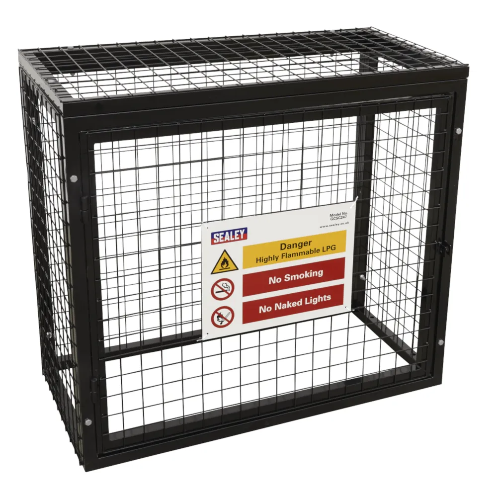 Sealey Gas Cylinder Safety Cage - 2 x 47kg Cylinders - B