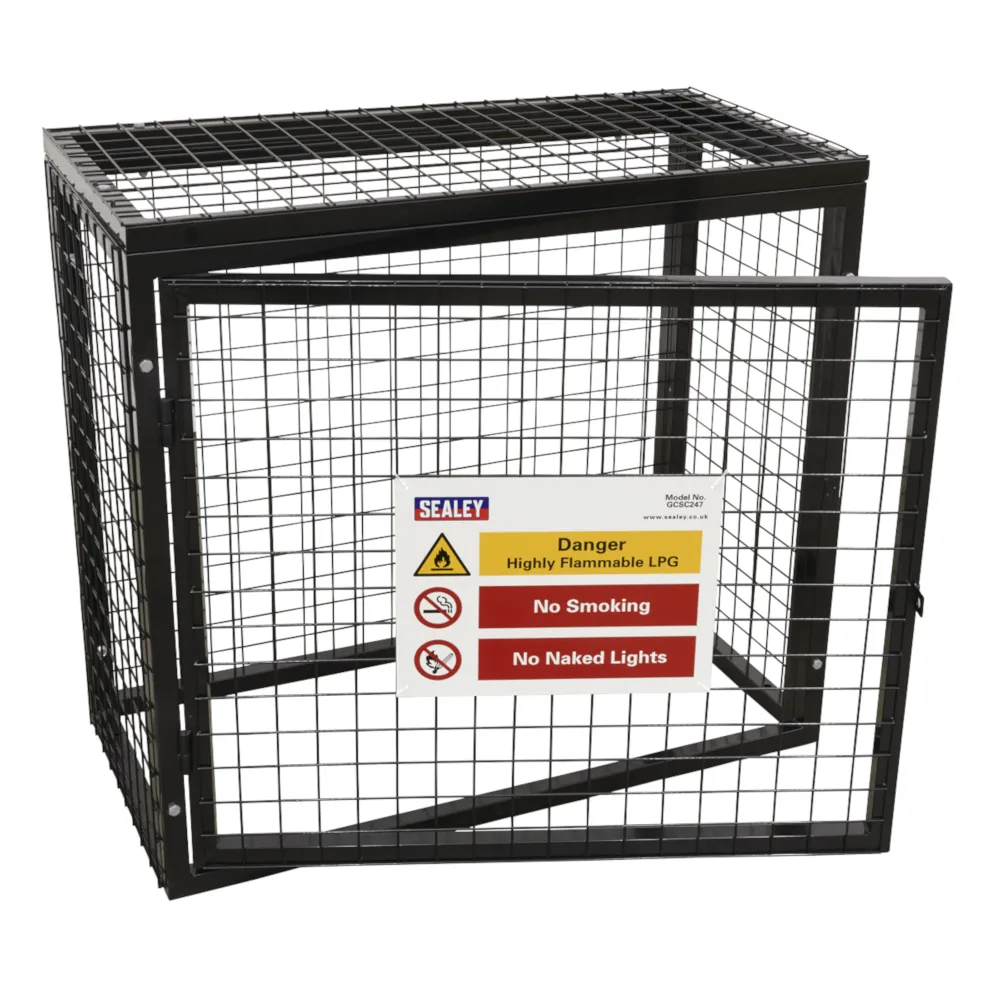Sealey Gas Cylinder Safety Cage - 2 x 47kg Cylinders - B