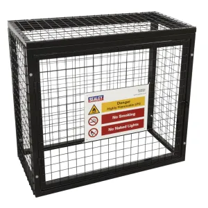 Sealey Gas Cylinder Safety Cage - 2 x 47kg Cylinders - B