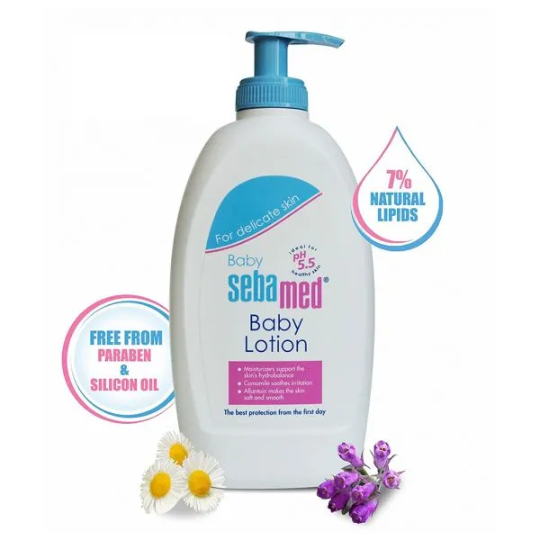 Sebamed Baby Body Lotion, PH 5.5, Camomile & Allantoin, Dermatalogically Tested, Sensitive Skin (400ml)