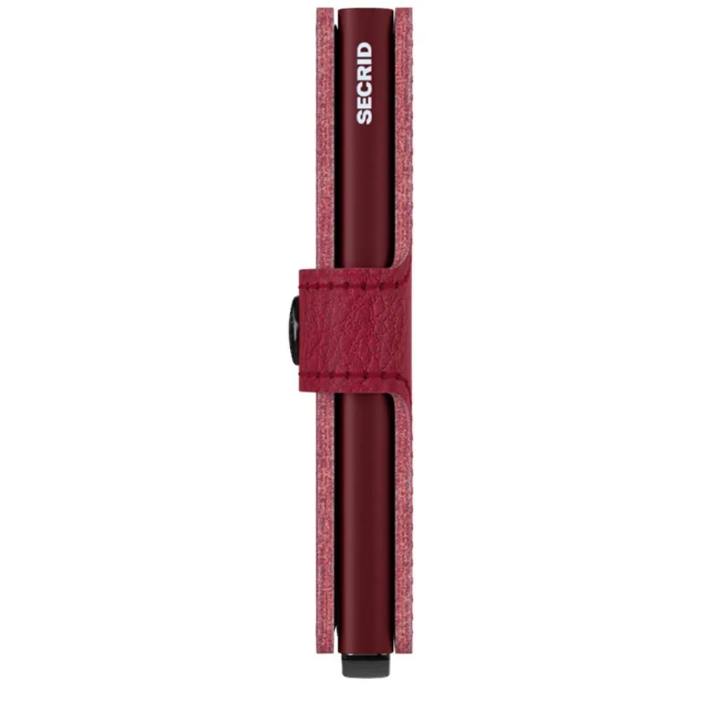 SECRID Miniwallet - Stitch Magnolia Rosso