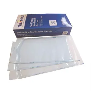 Self-Sealing Sterilisation Pouches, 190mm x 330mm, Class 4, 990618
