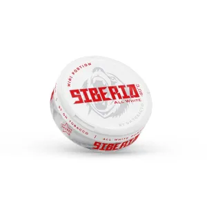 Siberia 33mg All White Mini Nicotine Snus Pouches 20 Pouches