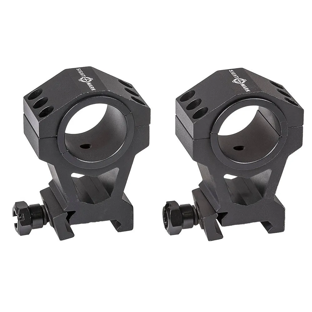 Sightmark Tactical Mounting Rings – Extra-High Height Picatinny Rings (fits 30mm & 1inch)