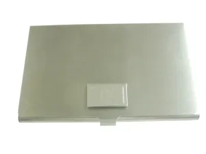 Silver Toned Etched Afghanistan Flag Pendant Business Card Holder