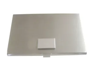 Silver Toned Etched Algeria Flag Business Card Holder