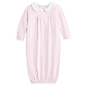 Simmons Pima Baby Sac -- Pink w/ Pink Hearts