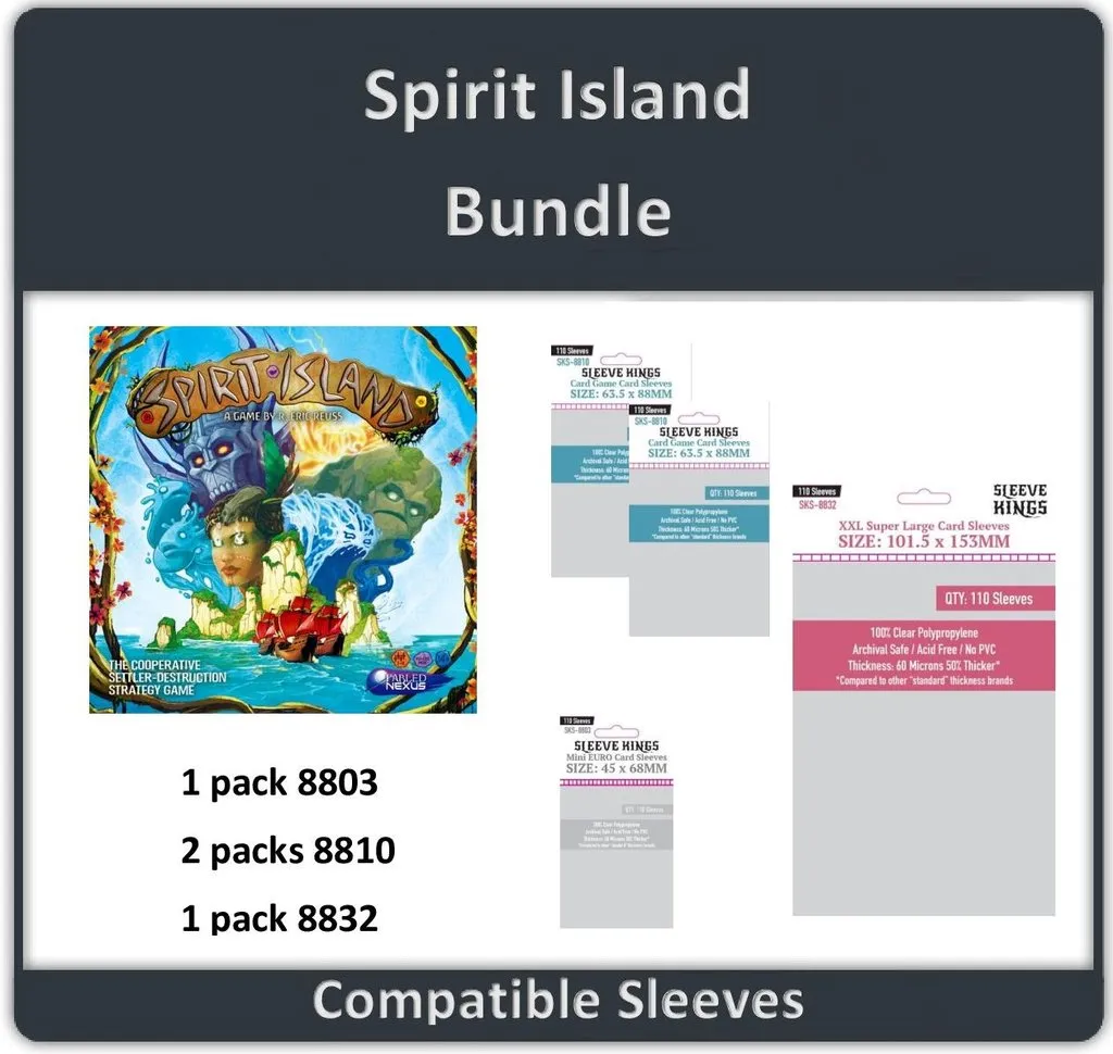 SK SLEEVE BUNDLE SPIRIT ISLAND