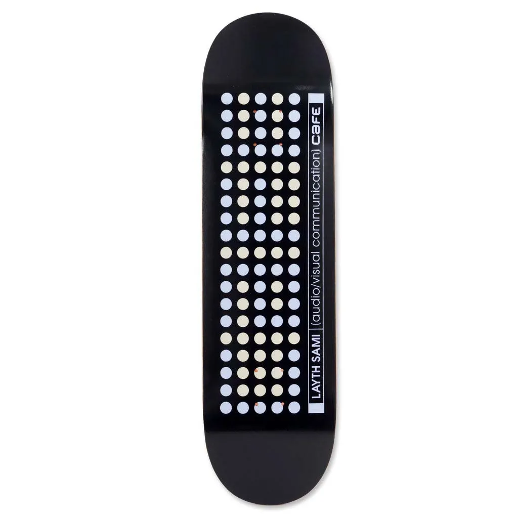 Skateboard Cafe Layth Sami Code Skateboard Deck - Embossed - 8.5