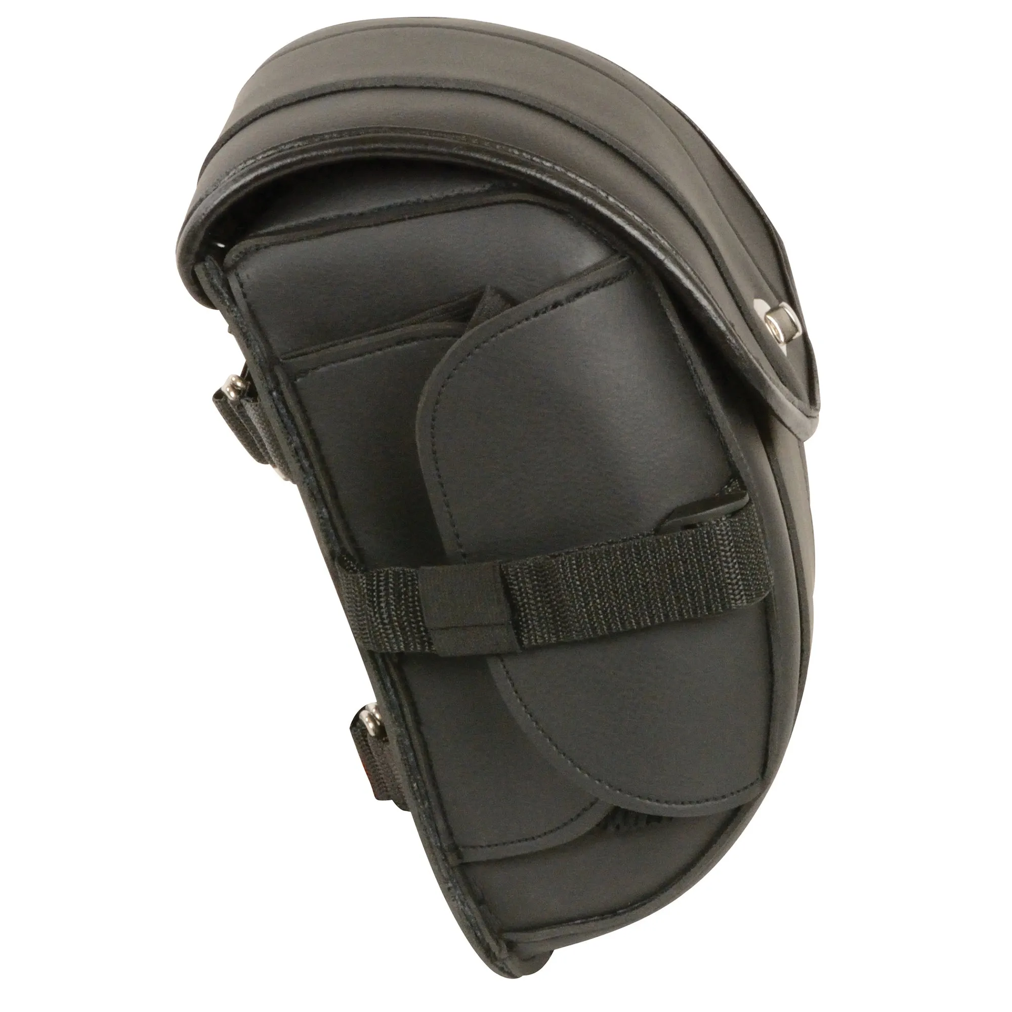 Small Cruiser Style Turn Clasp & Zipper Sissy Bar Bag (18X11X4.5)