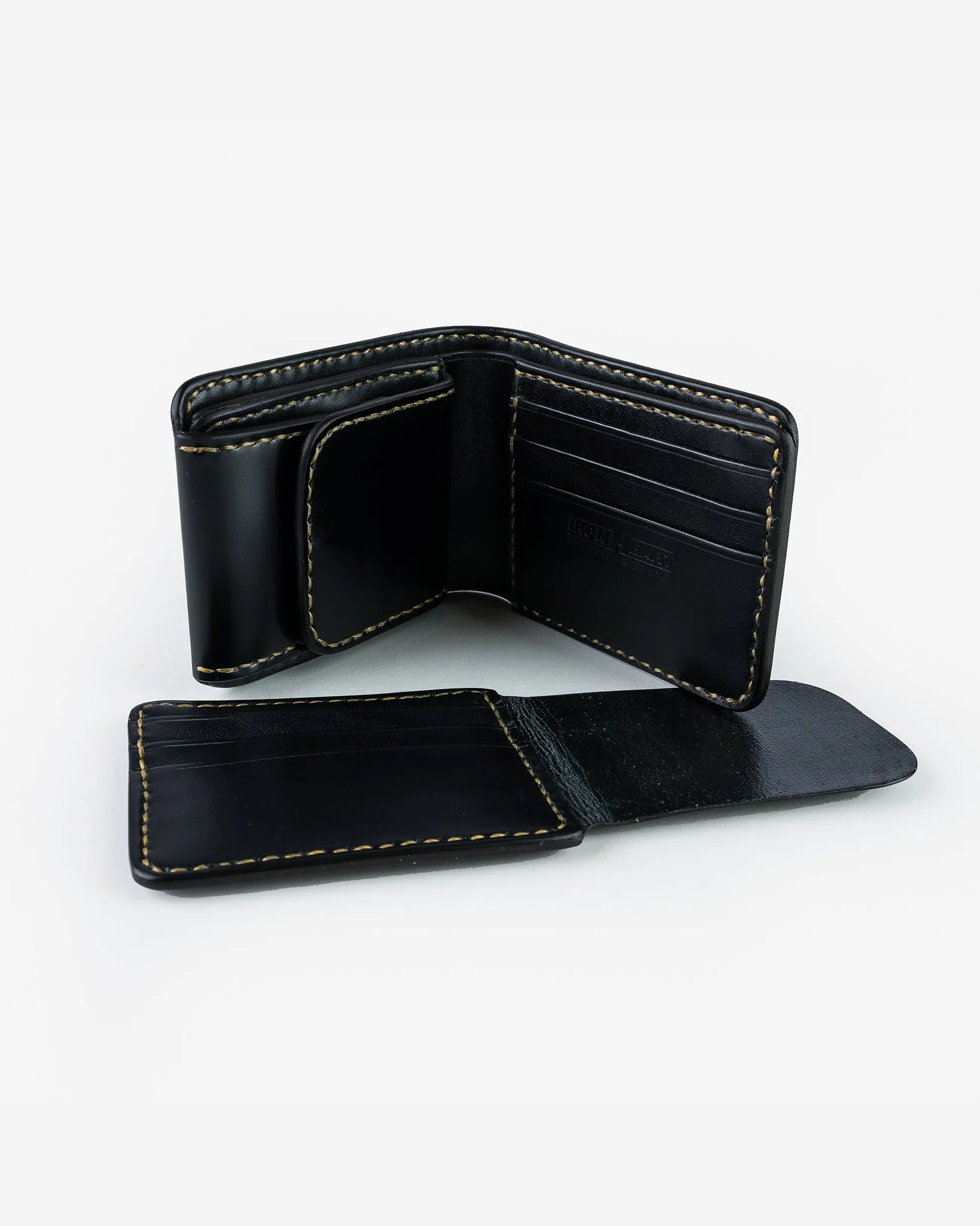 Small Shell Cordovan Wallet - Black