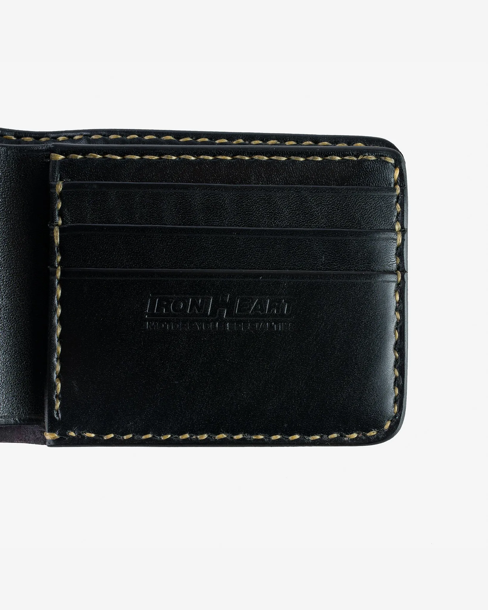 Small Shell Cordovan Wallet - Black