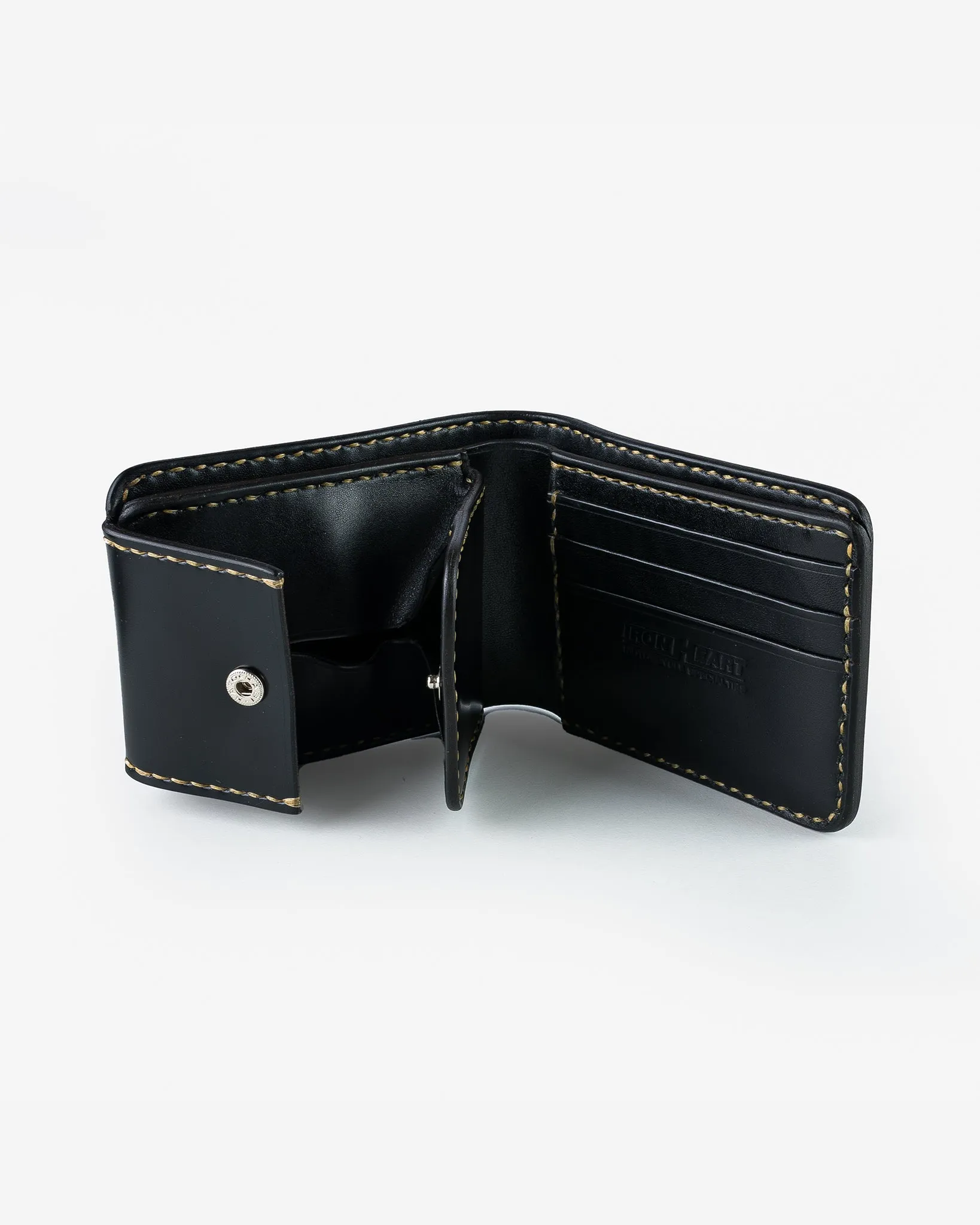 Small Shell Cordovan Wallet - Black
