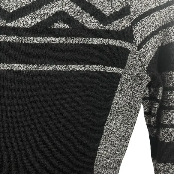 Smartwool Women’s Dacono Patterned Merino Wool Sweater Black/Grey Size XS