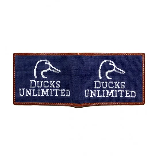 SMATHERS & BRANSON DUCKS UNLIMITED NEEDLEPOINT WALLET