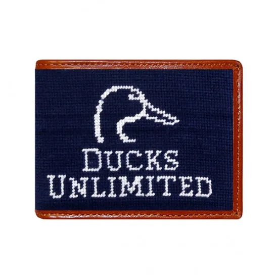 SMATHERS & BRANSON DUCKS UNLIMITED NEEDLEPOINT WALLET