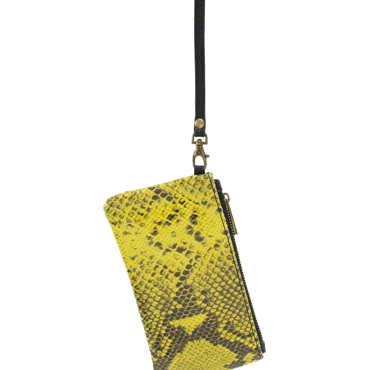 Snakeskin Clutch Wristlet