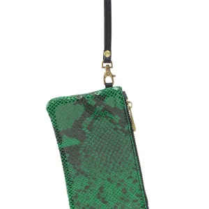 Snakeskin Clutch Wristlet