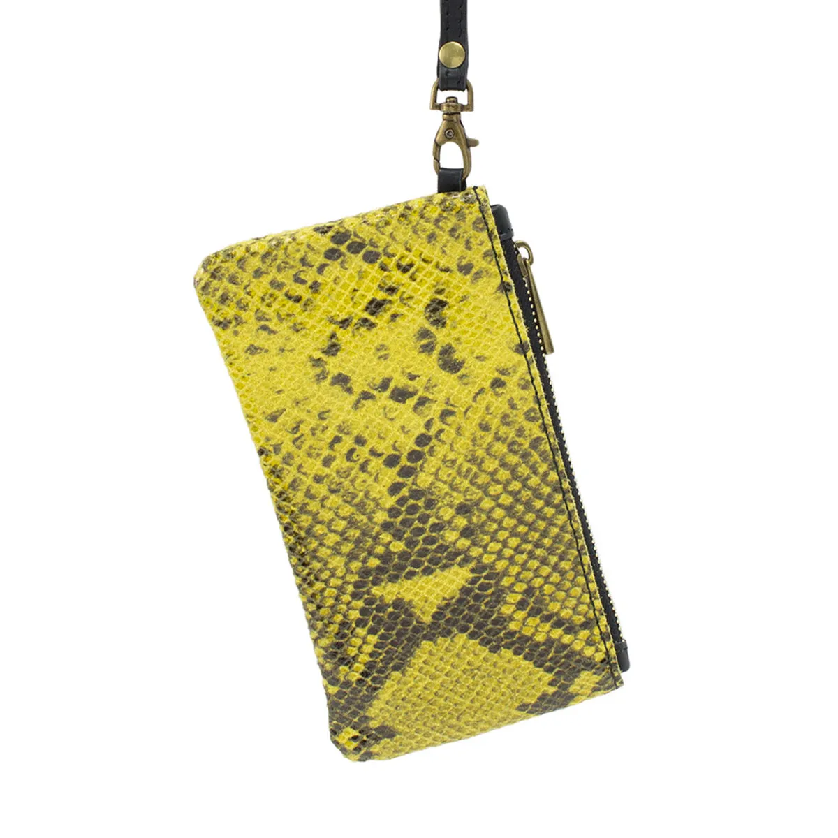 Snakeskin Clutch Wristlet