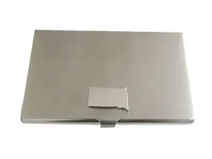 South Dakota State Map Shape Business Card Holder