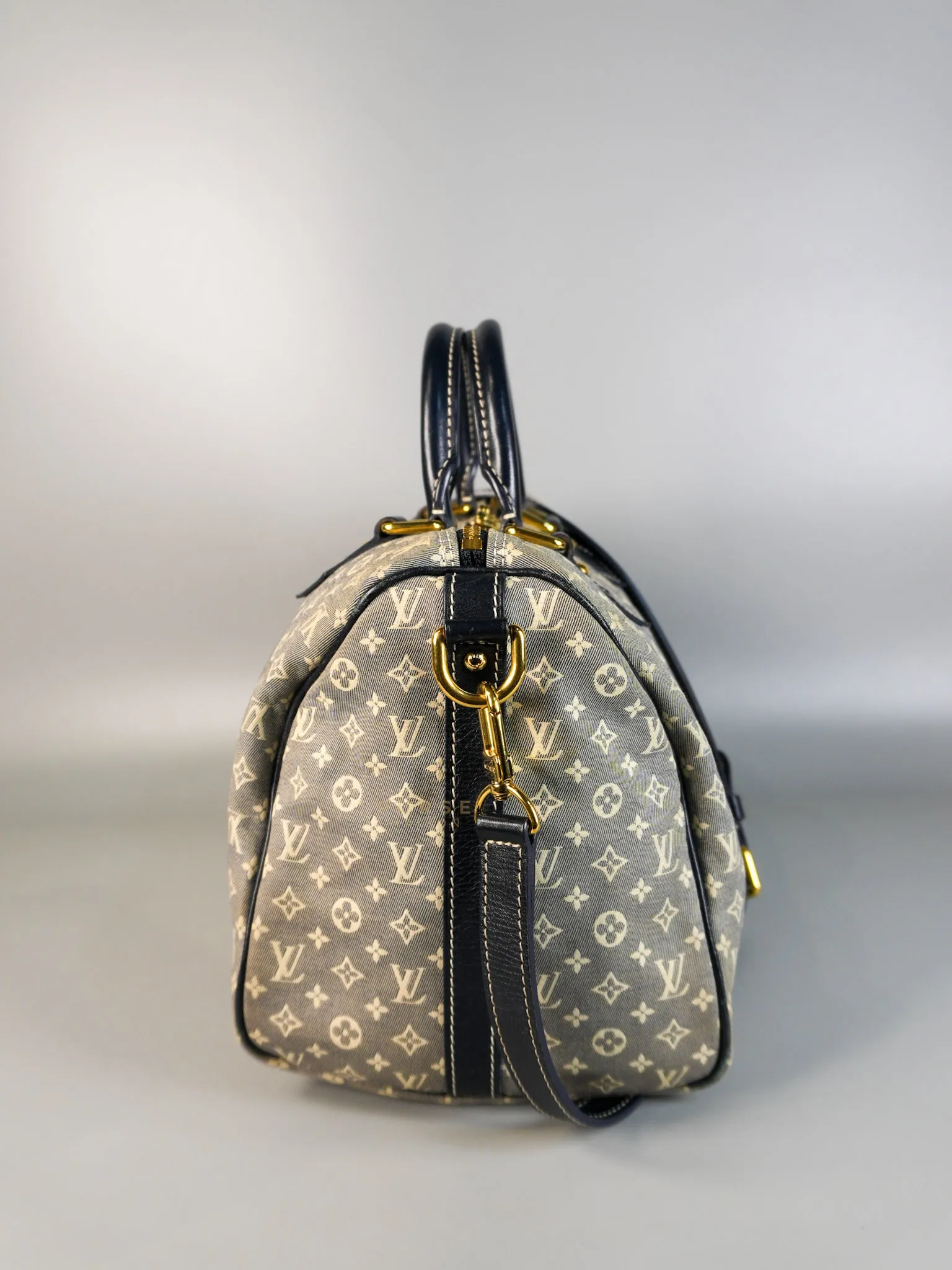Speedy 30 Bandouliere Idylle in Monogram Denim Canvas (Date Code: MB3171)