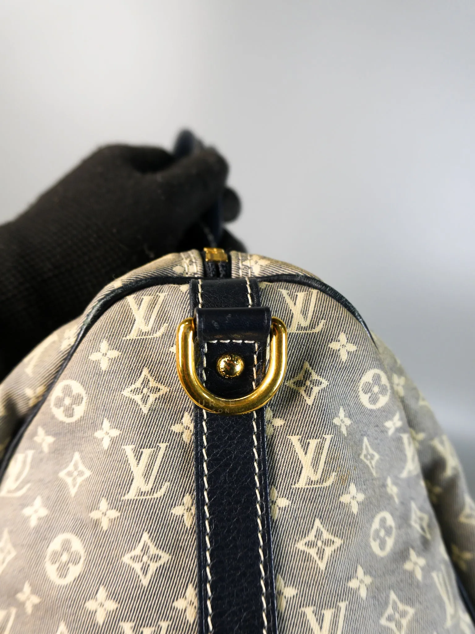 Speedy 30 Bandouliere Idylle in Monogram Denim Canvas (Date Code: MB3171)