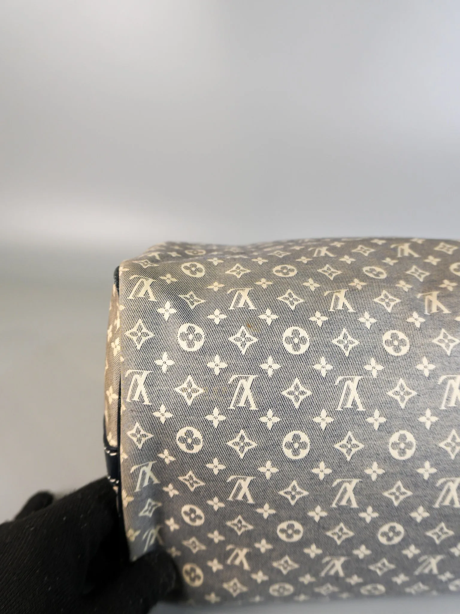 Speedy 30 Bandouliere Idylle in Monogram Denim Canvas (Date Code: MB3171)