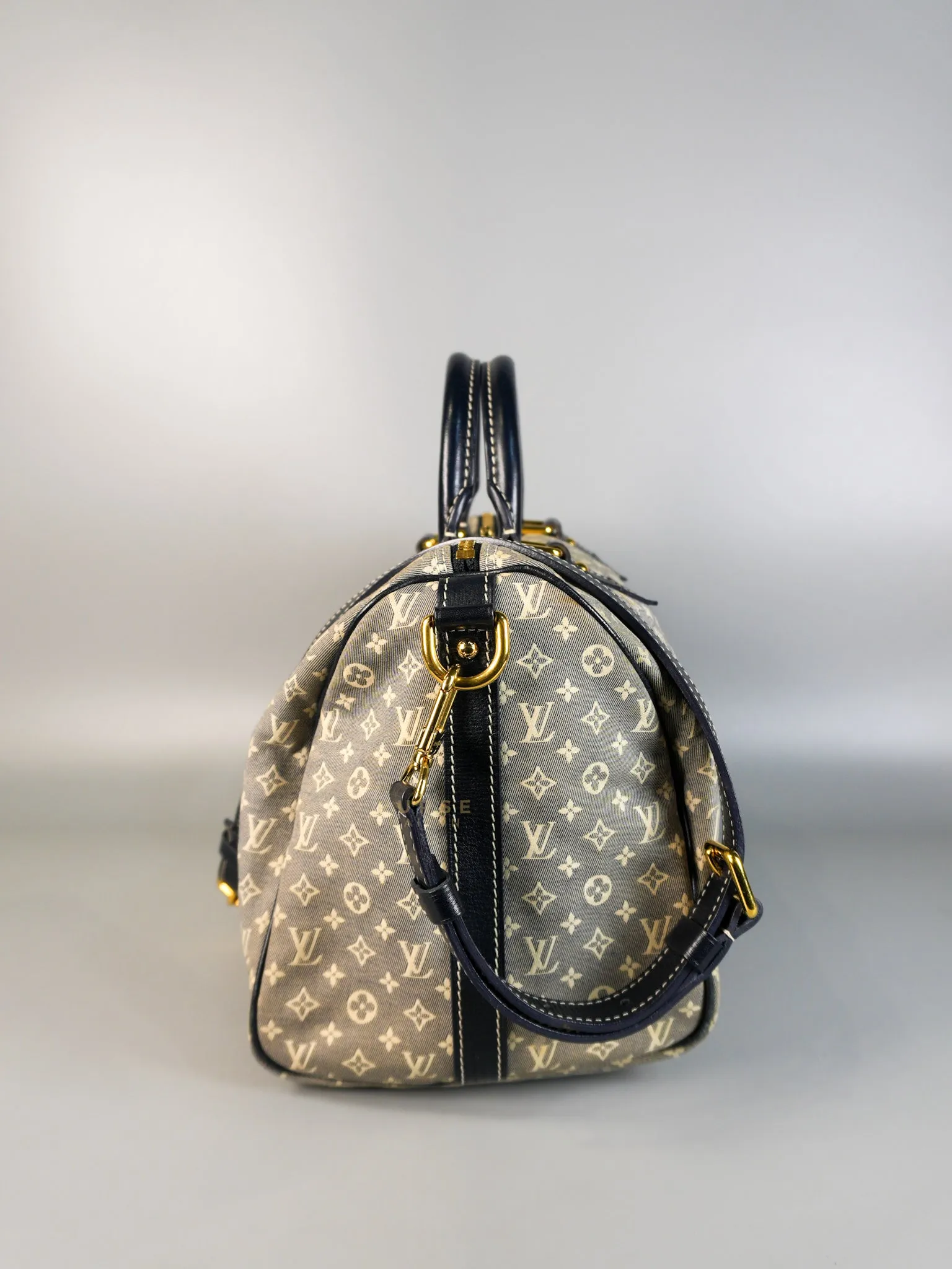 Speedy 30 Bandouliere Idylle in Monogram Denim Canvas (Date Code: MB3171)