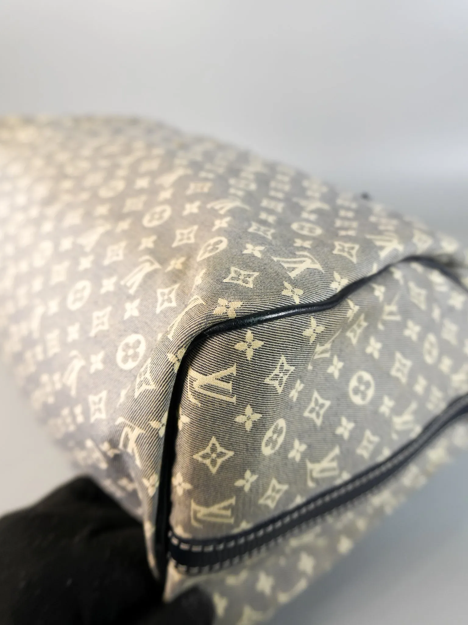 Speedy 30 Bandouliere Idylle in Monogram Denim Canvas (Date Code: MB3171)