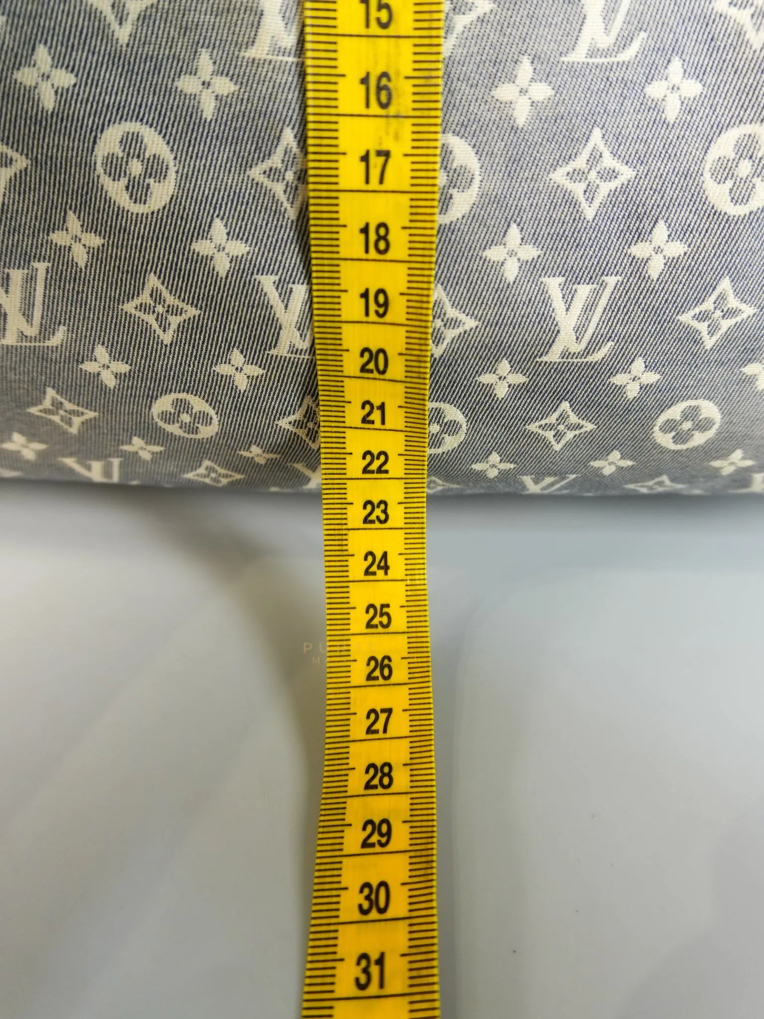 Speedy 30 Bandouliere Idylle in Monogram Denim Canvas (Date Code: MB3171)
