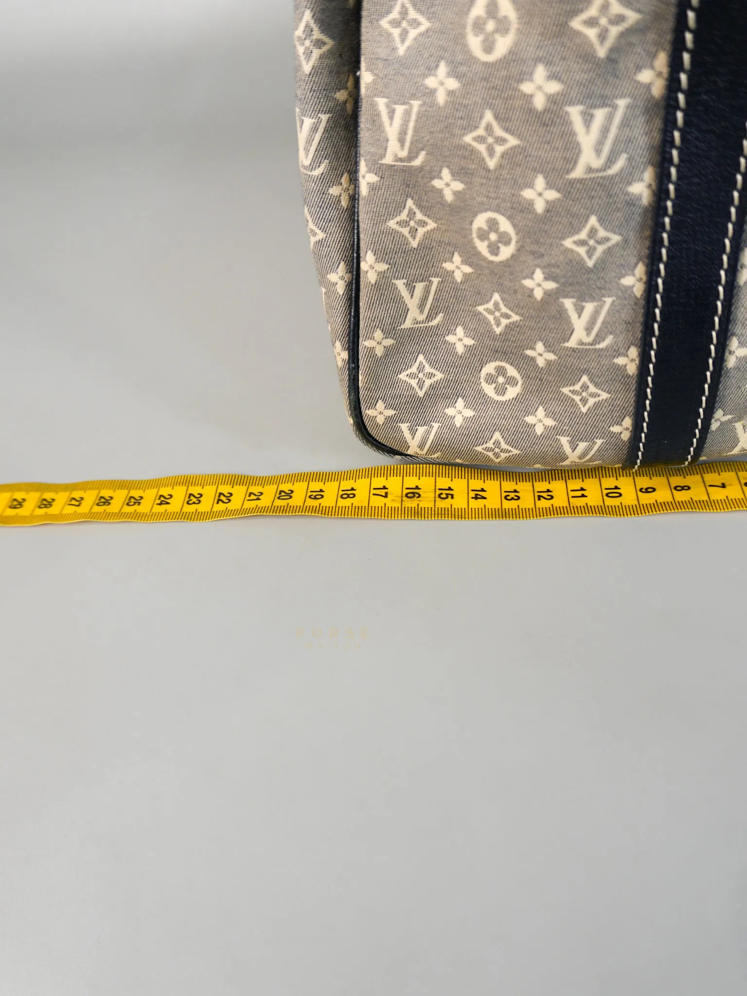 Speedy 30 Bandouliere Idylle in Monogram Denim Canvas (Date Code: MB3171)
