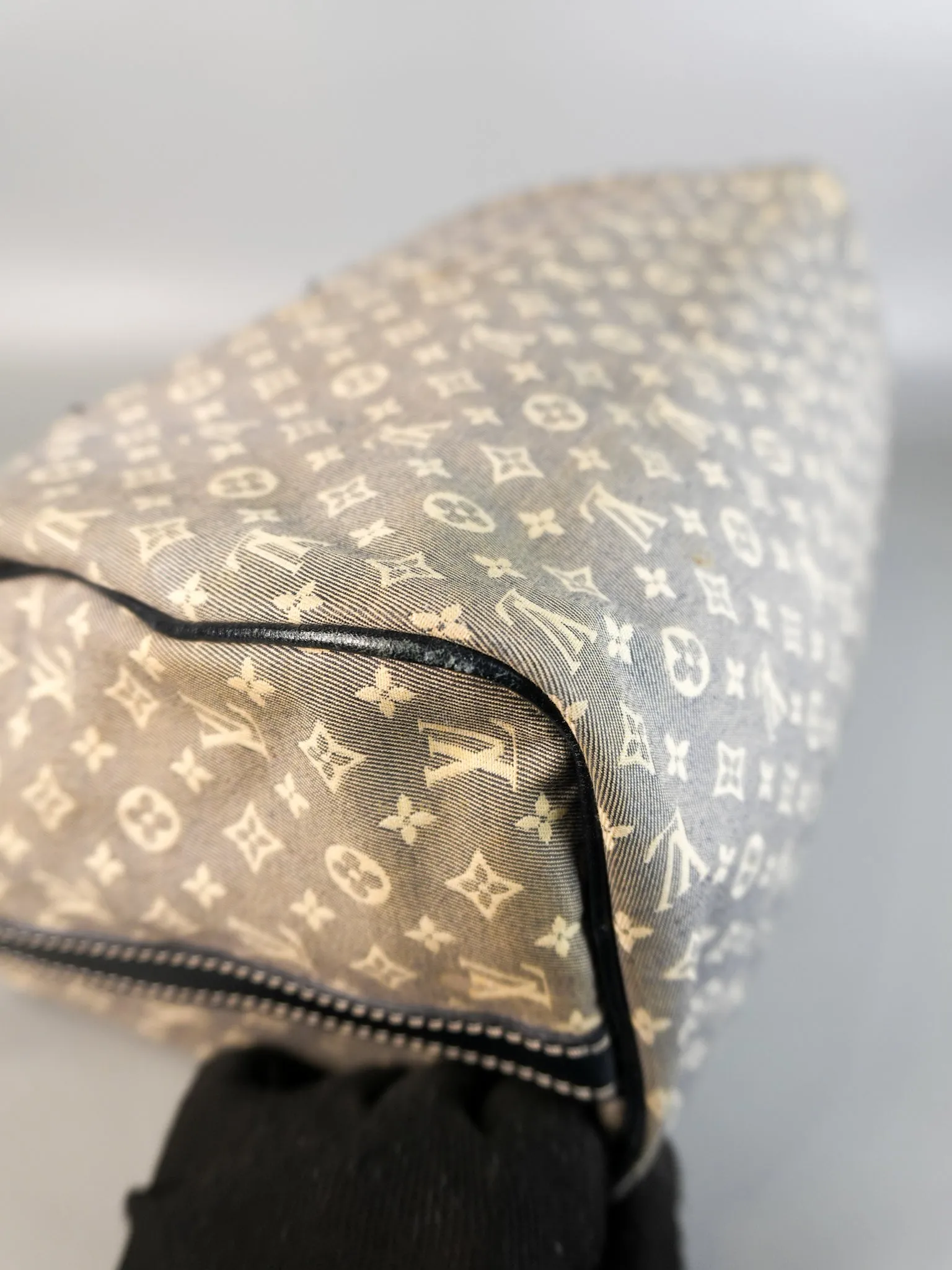 Speedy 30 Bandouliere Idylle in Monogram Denim Canvas (Date Code: MB3171)