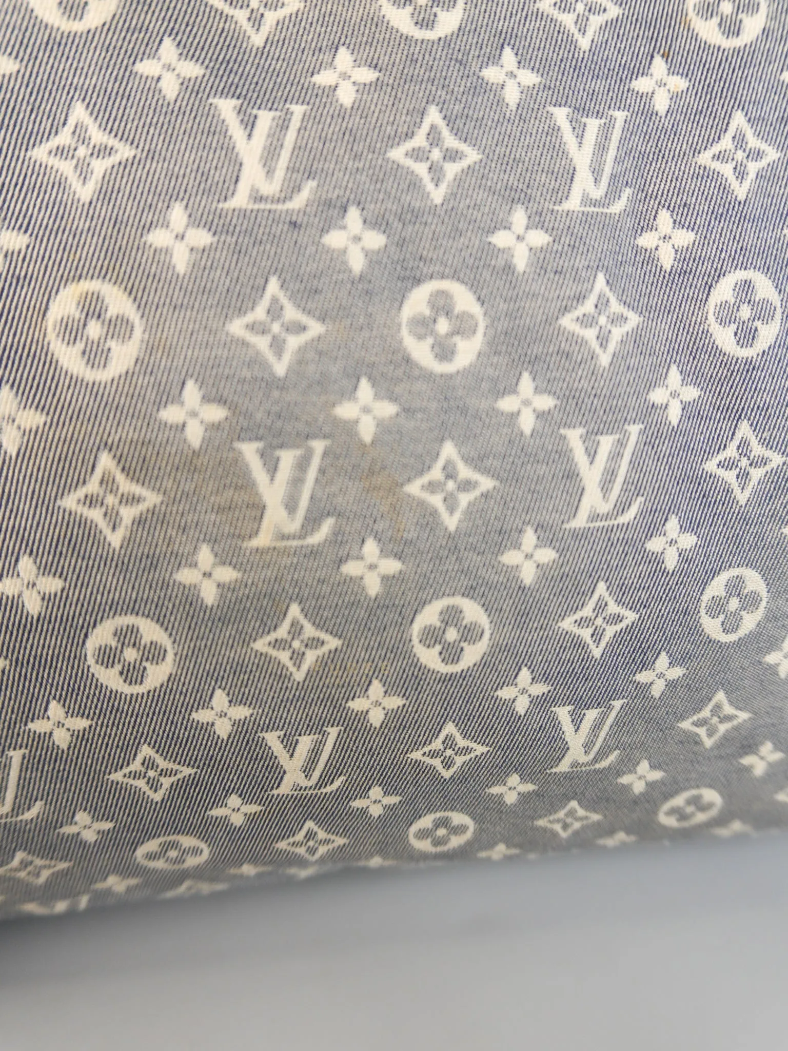 Speedy 30 Bandouliere Idylle in Monogram Denim Canvas (Date Code: MB3171)