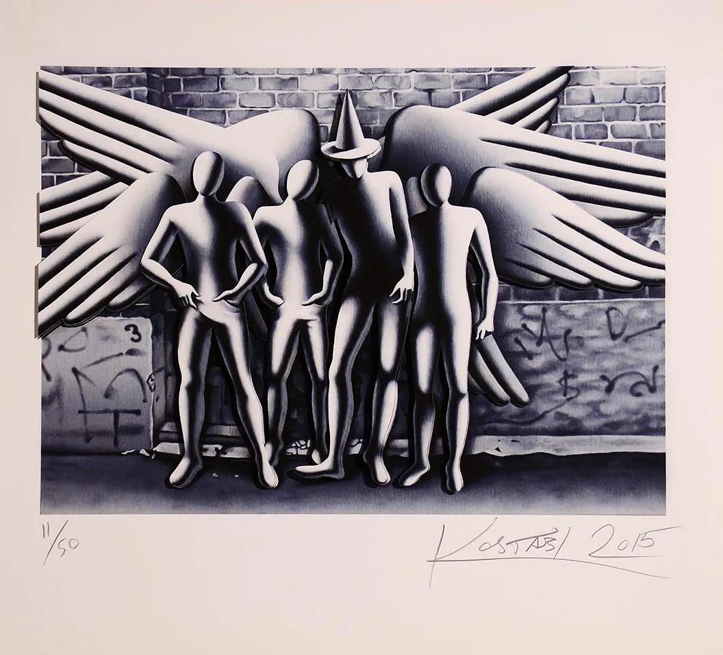 Spirits of New York  by Mark Kostabi