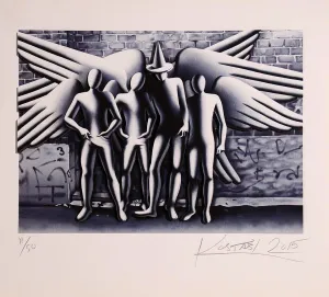 Spirits of New York  by Mark Kostabi