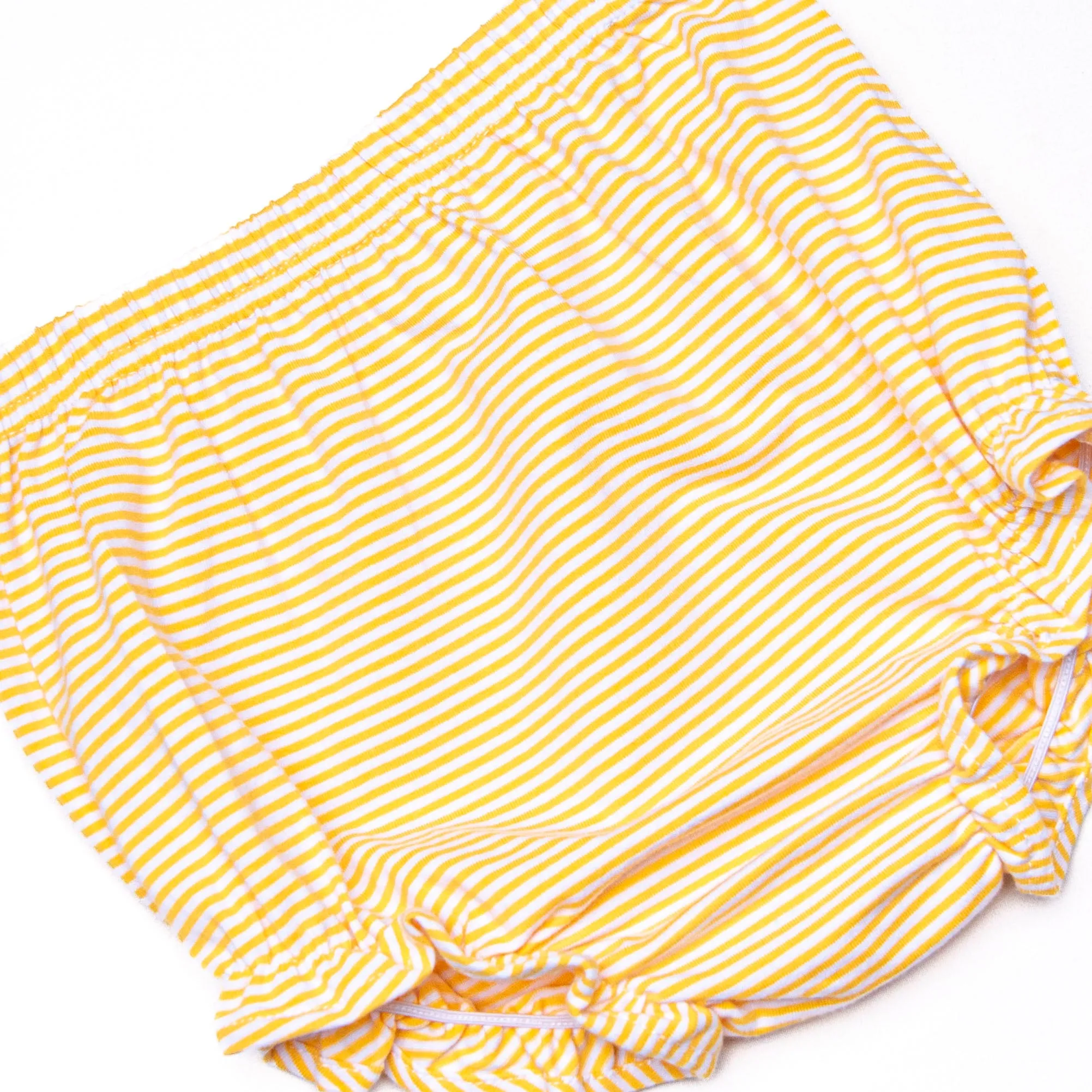 Stand Tall Stems Applique Diaper Set, Yellow