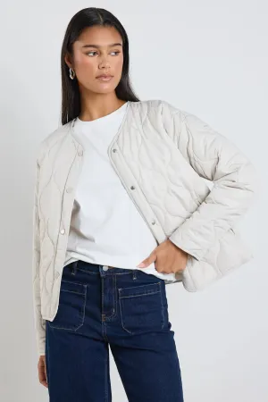 Stories Be Told Apex Collarless Puffer Jacket
