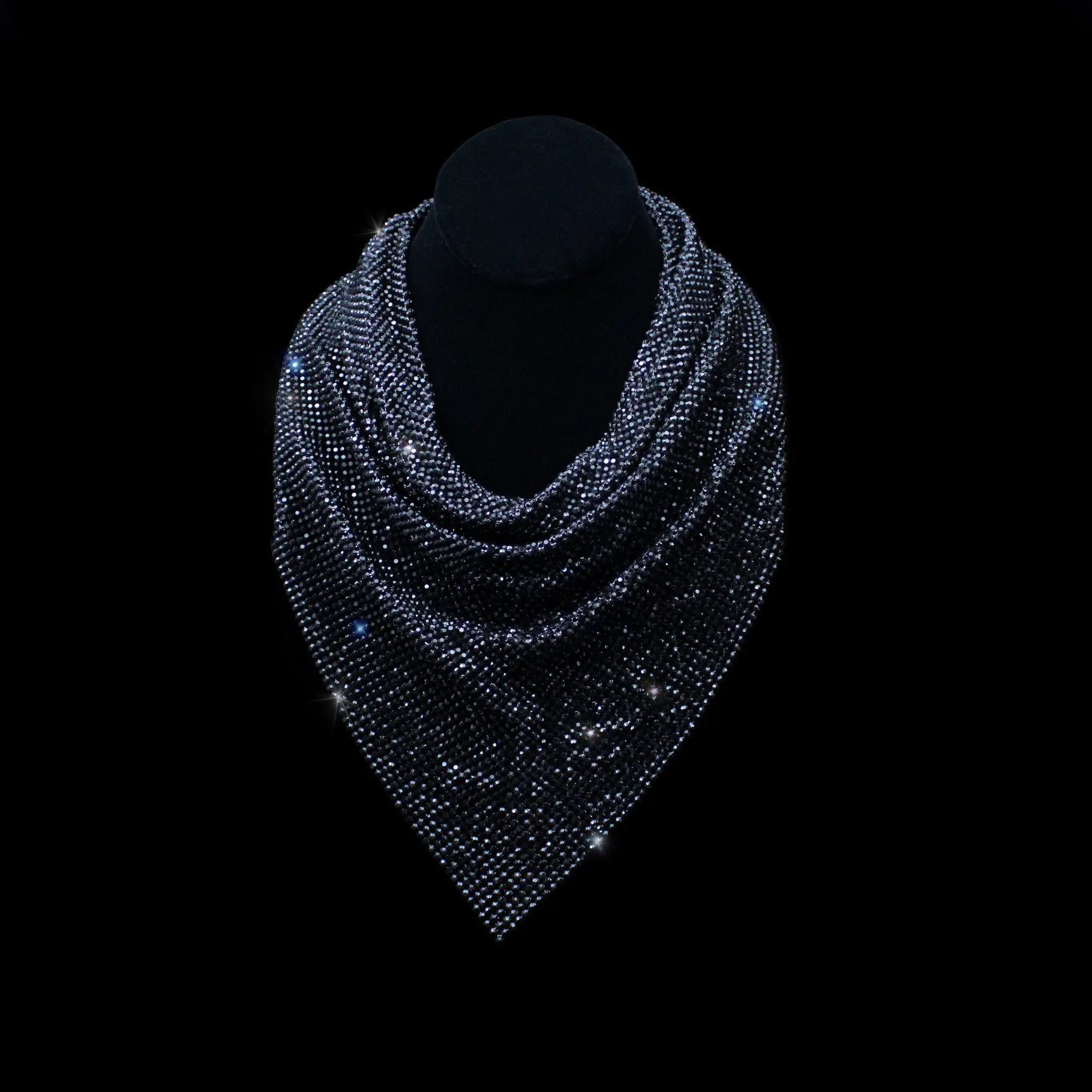 Swarovski Crystal Mesh Bandana