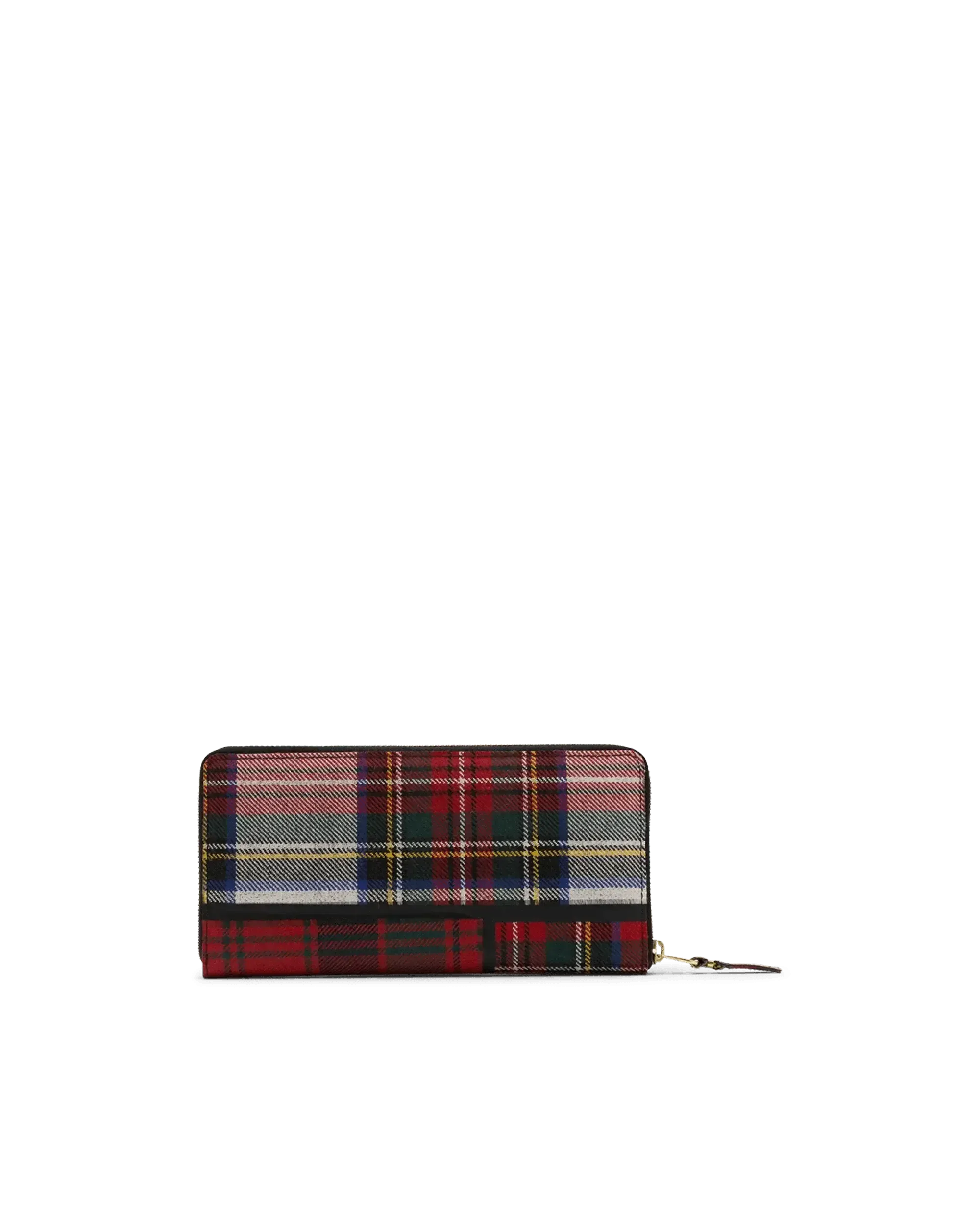 Tartan Patchwork Large Zip Wallet