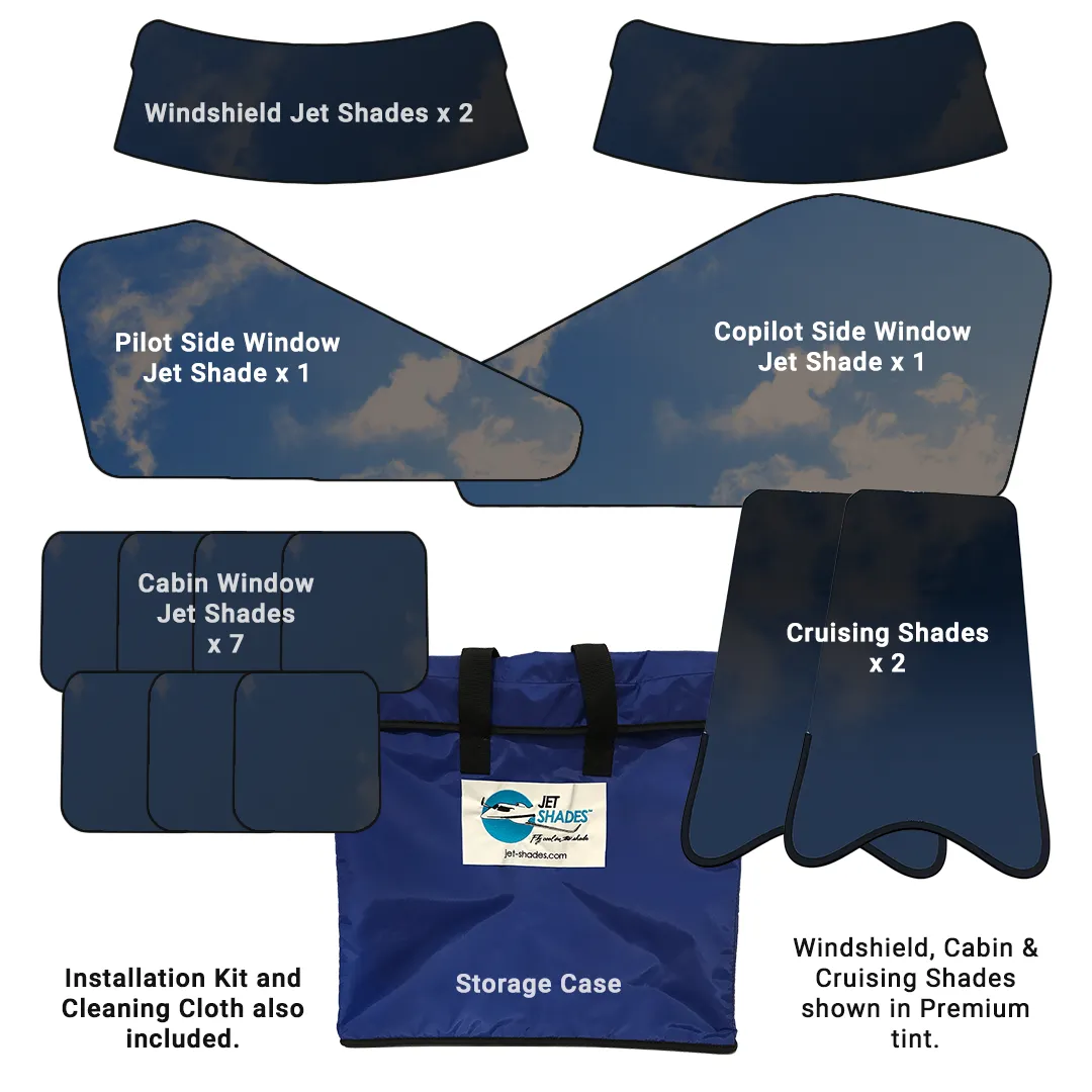 TBM 850 Generation 2 Professional Series Jet Shades