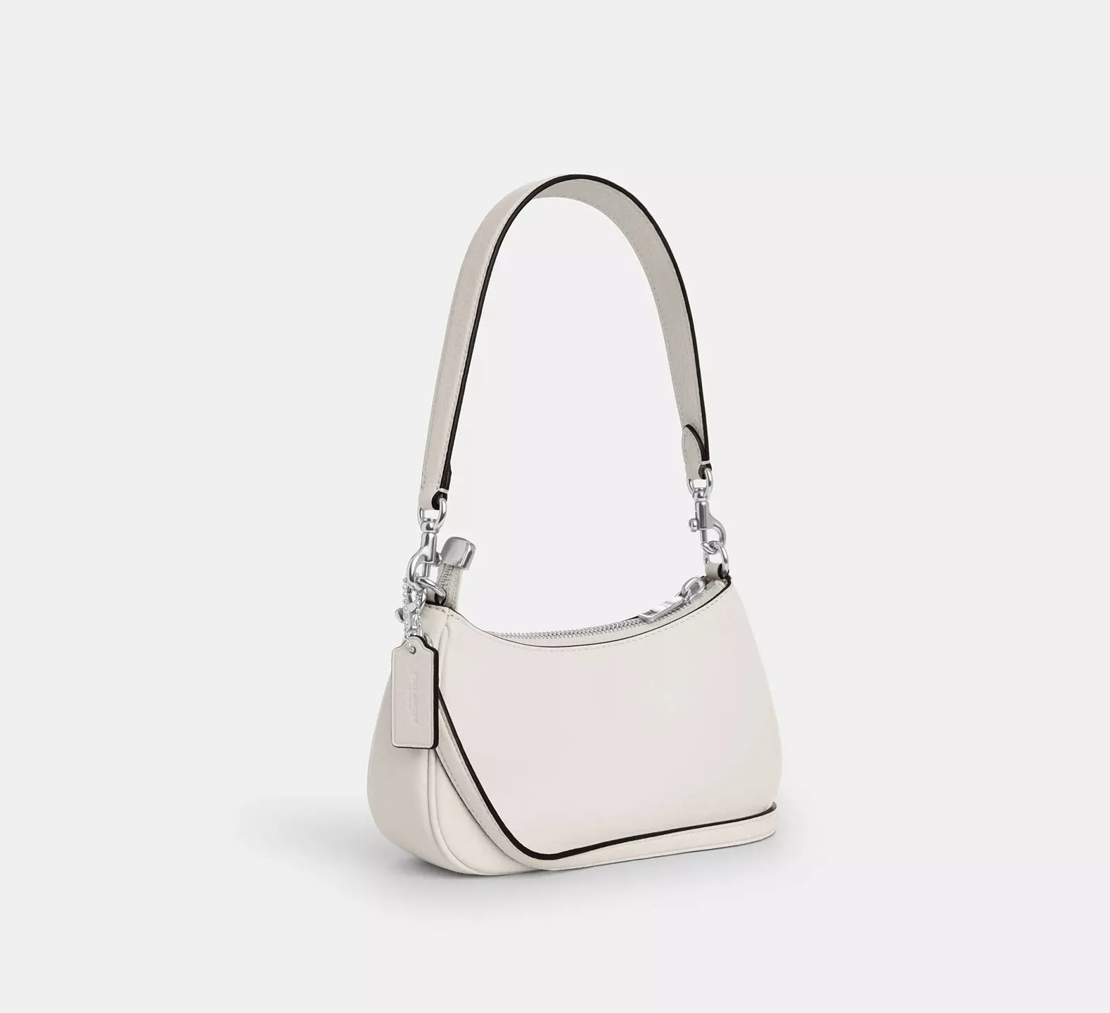 Teri Mini Crossbody Bag With Floral Applique Chalk Coach