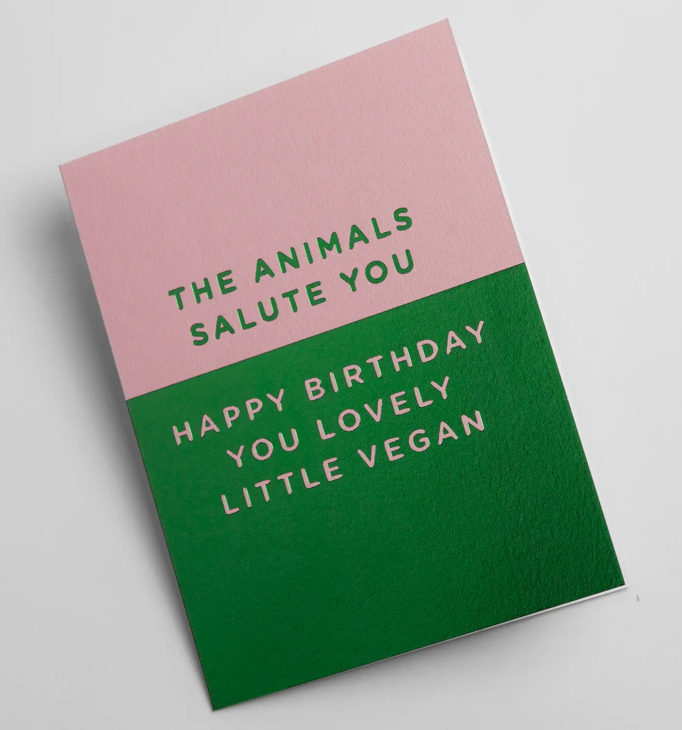 The Animals Salute You, Happy Birthday - Mini Card