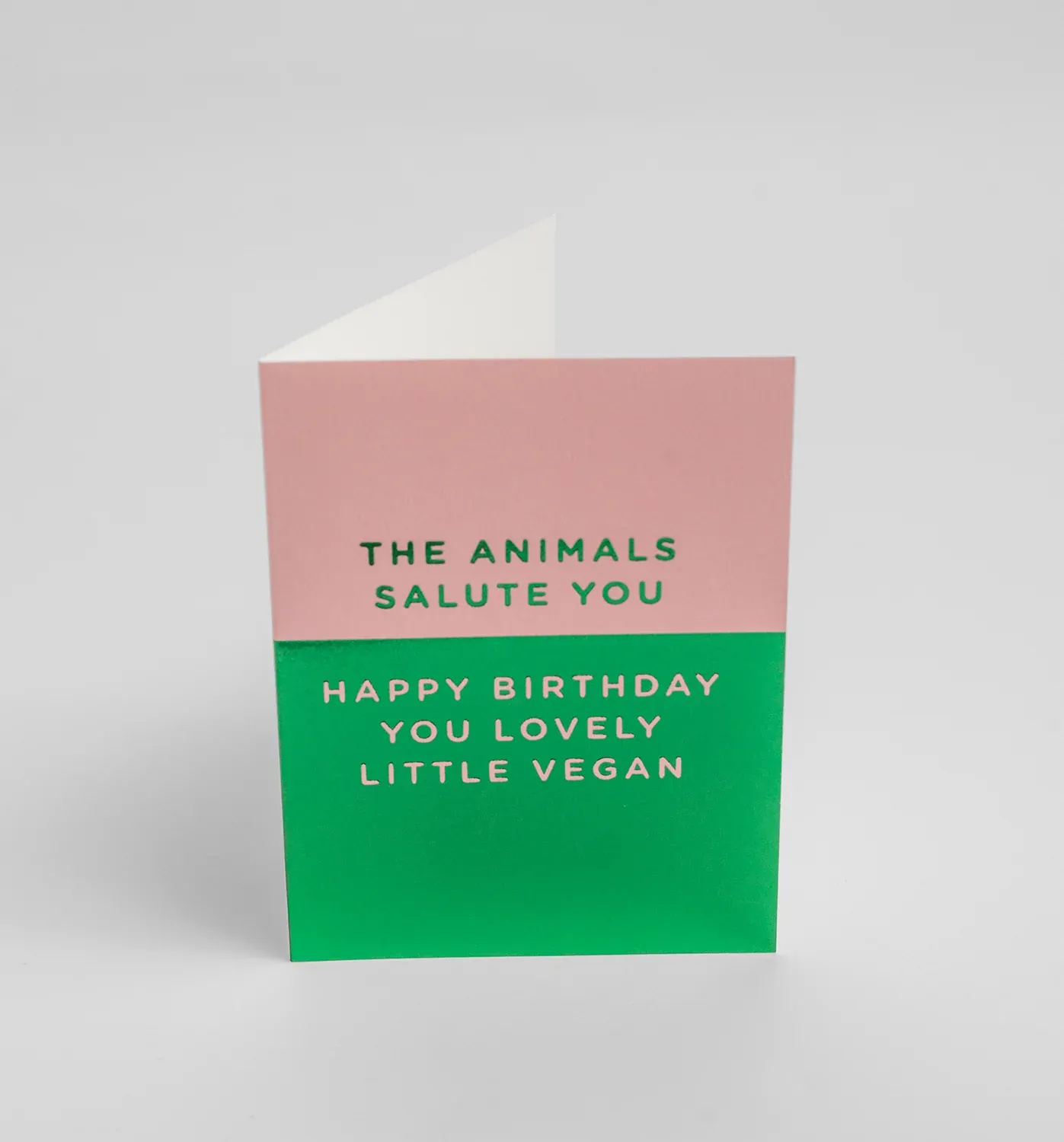 The Animals Salute You, Happy Birthday - Mini Card
