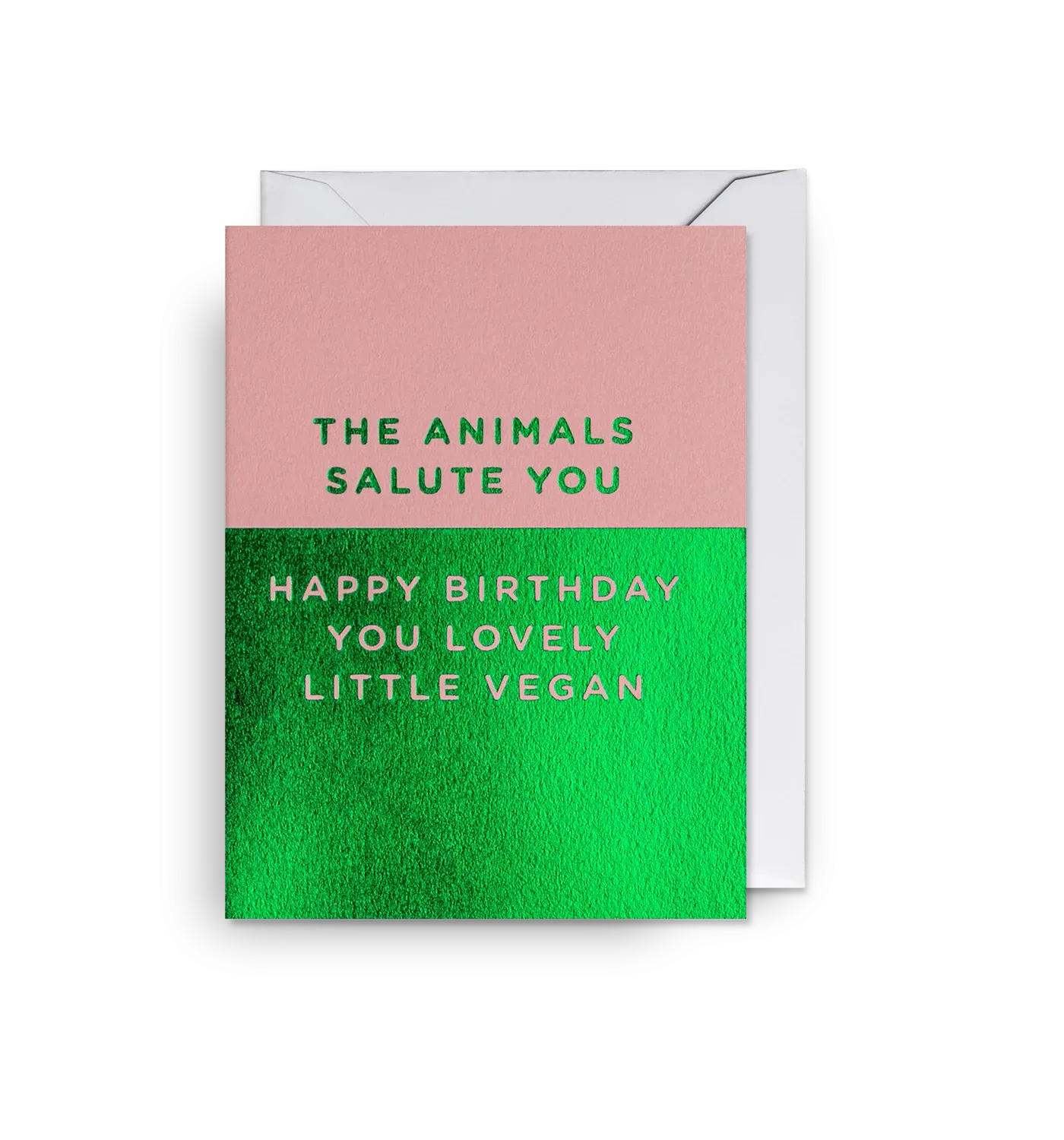 The Animals Salute You, Happy Birthday - Mini Card