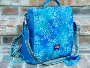 The Guardian Anti-Theft Backpack in Sunset beach Turtle