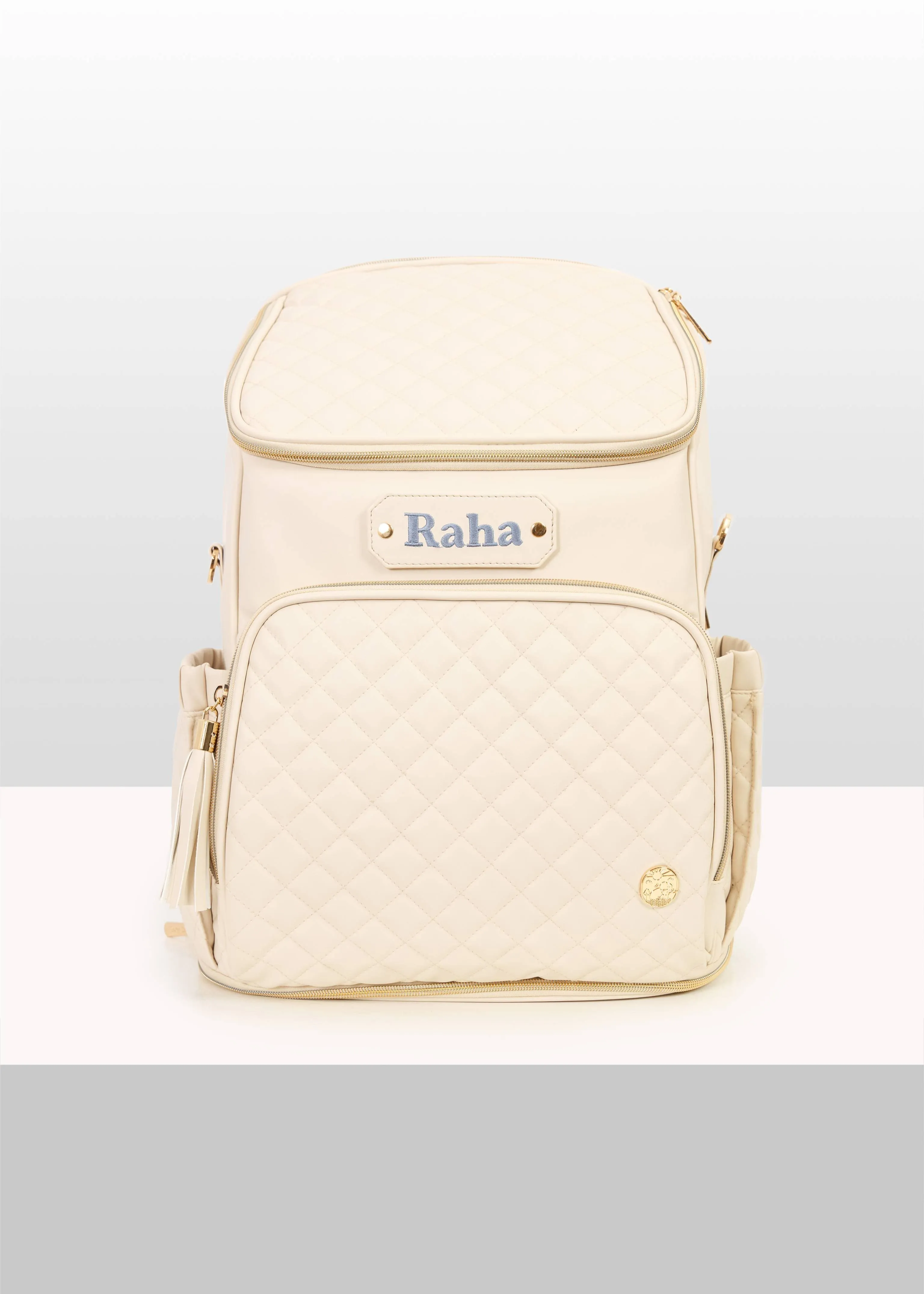 The Super Trooper Luxe Diaper Bag - Ecru